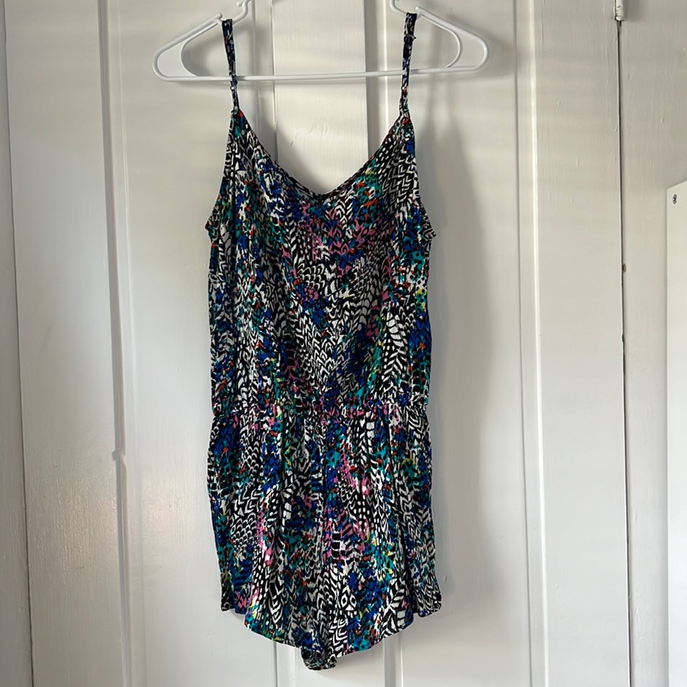 Printed Romper